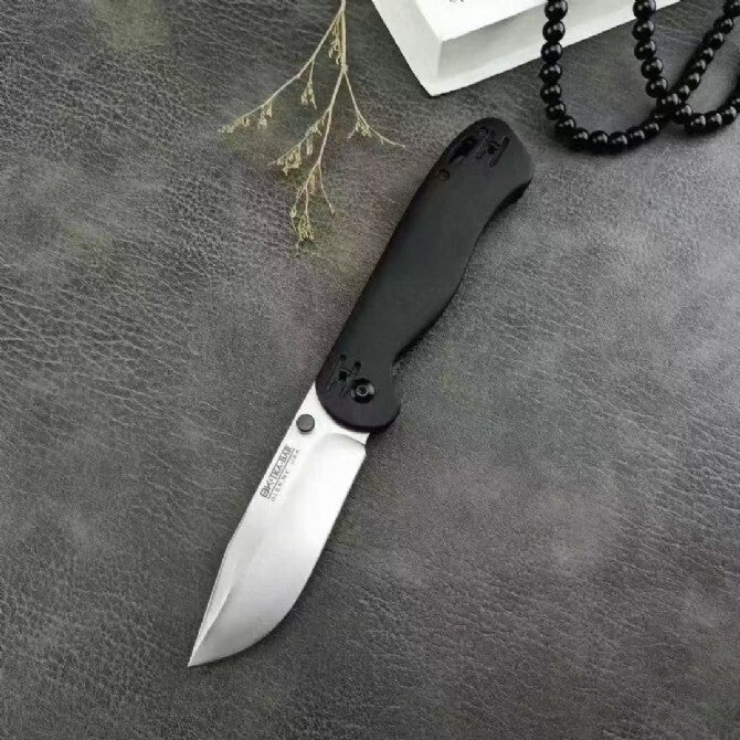 8.5''New 440C Blade Nylon Fiber Handle Camping Outdoor Folding Pocket Knife BK40