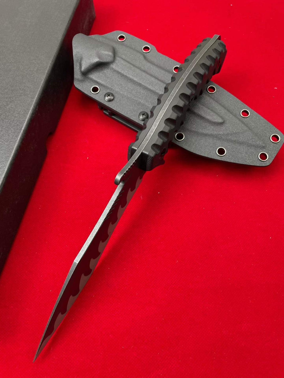12'' New 9CR14MOV Steel Blade ABS Handle Camping Outdoor Hunting Knife VTH49