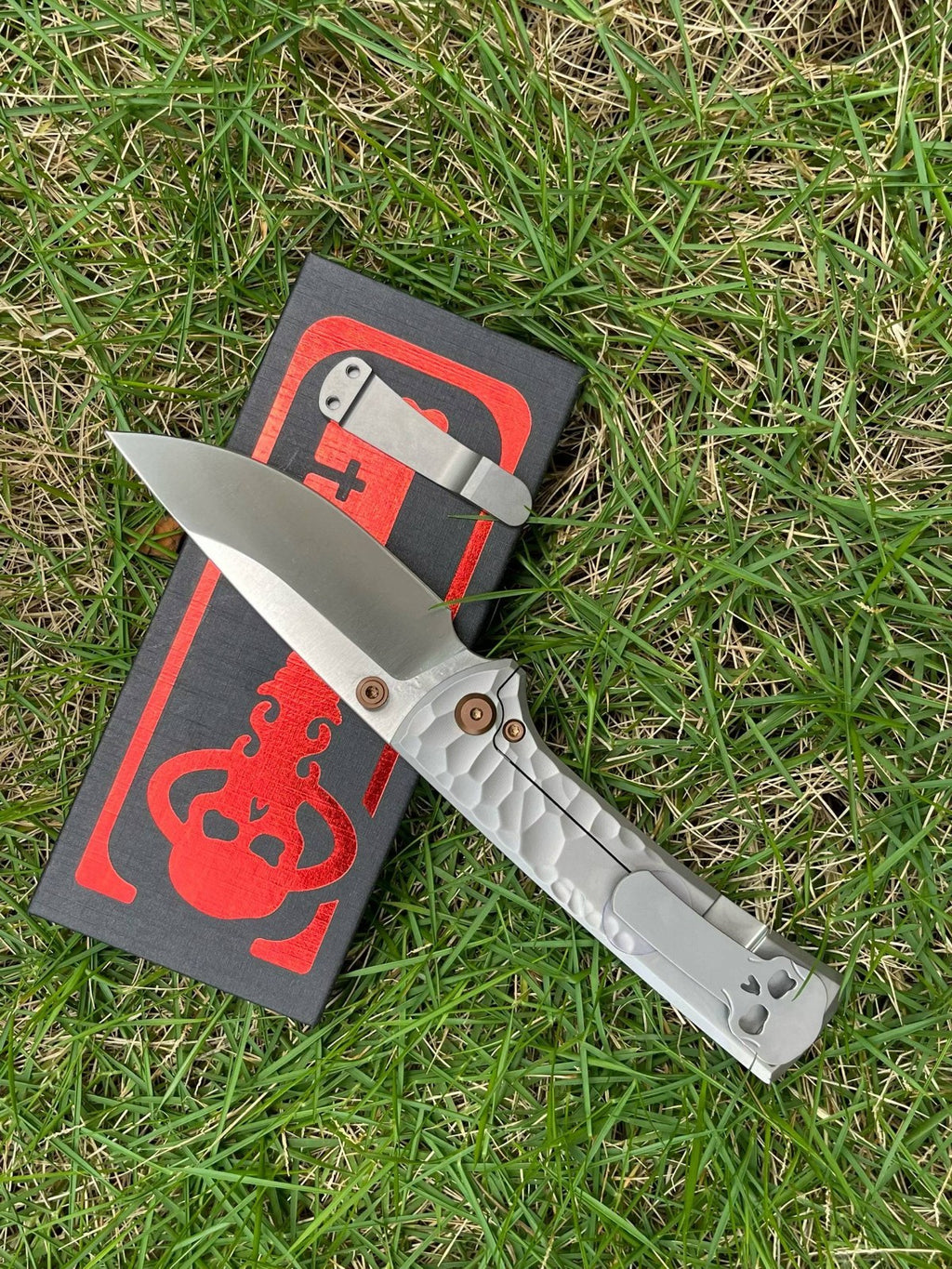 8'' New FoldingKnife M390 Blade Full T4C Titanium Handle Pocket Camping Outdoor Utility Knife VTF95N