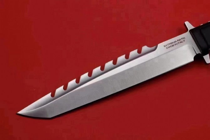 New N690 Steel Fixed Blade Forprene Handle Camping Outdoor Tool Knife VTH10