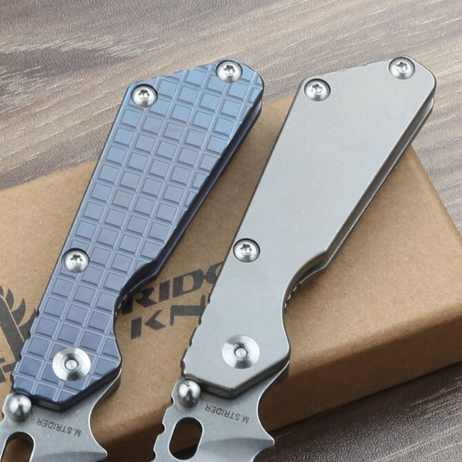 6.5'' New CPM154 Blade Full T4C Titanium Handle Pocket Camping Utility Outdoor Folding Knife VTF56