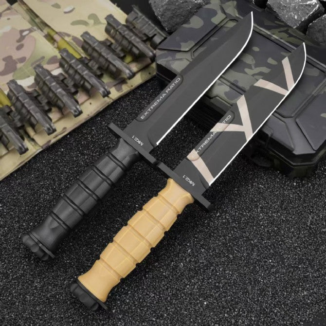 12'' New CNC N690 Steel Blade Nylon Handle Camping Outdoor Utility Knife VTH36N