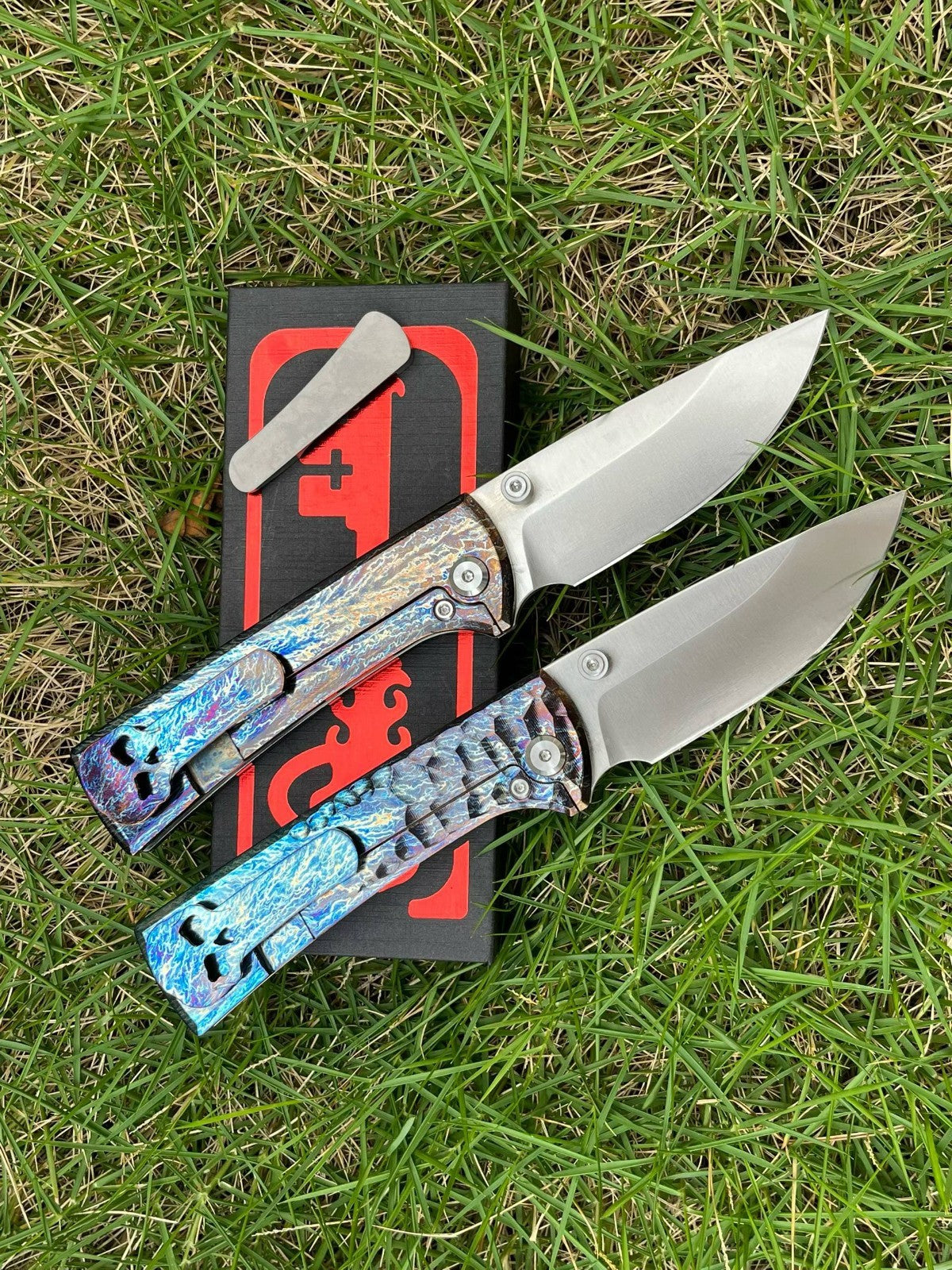 8'' New FoldingKnife M390 Blade Full T4C Titanium Handle Pocket Camping Outdoor Utility Knife VTF95G