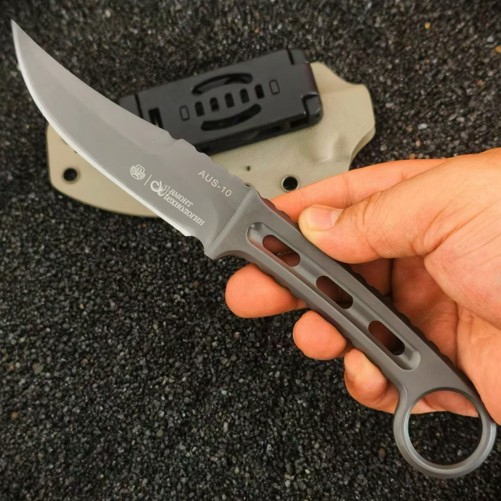 New Fixde Blade AUS-10 Steel Blade Full Tang Survival Hunting EDC Knife VTH23