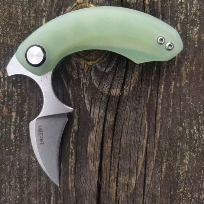 New Mini 14C28N Steels Blade G10 Handle Outdoor EDC Pocket Folding Knife VTF33
