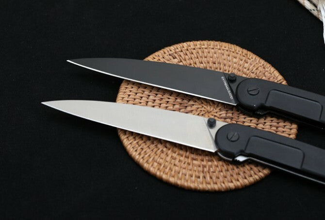 New Manual Folding Knife N690 Blade Aluminum Handle Outdoor Pocket Knife VTF176