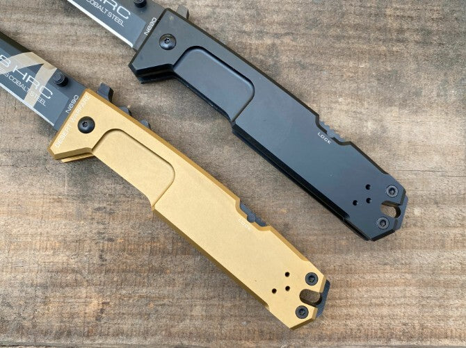 10'' New 5MM Blade Aluminum Handle Lockback Camping Pocket Folding Knife VTF80