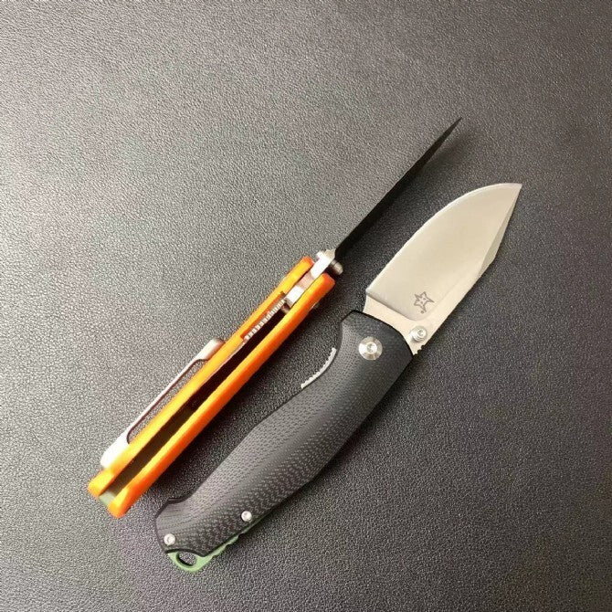 7'' New N690 Blade G10 Handle Camping Outdoor Utility Tool Folding Knife VTF523