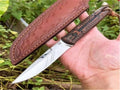 8''New D2 Steel Fixed Blade G10 Handle Camping Outdoor Tool Knife VTH192