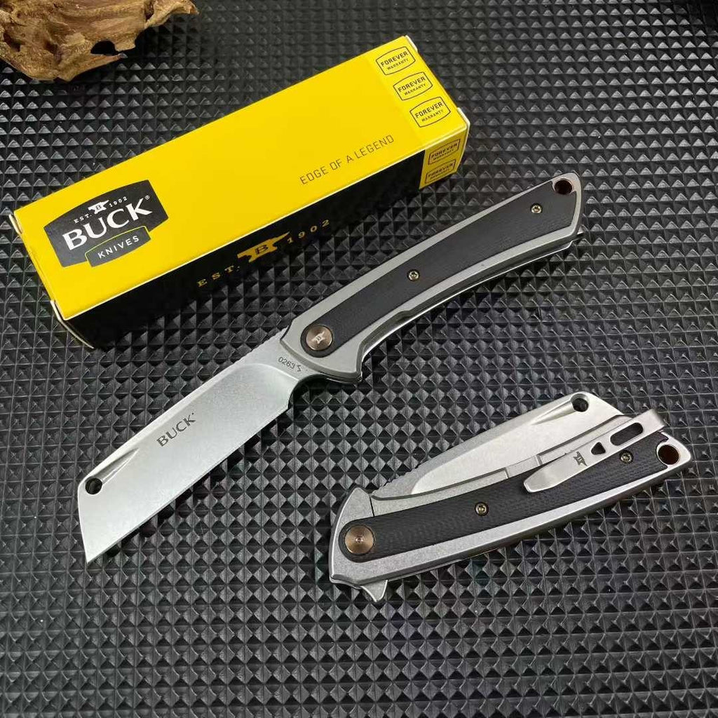 7.5" New FoldingKnife D2 Steel Blade Aluminum Handle Camping Knife DF263