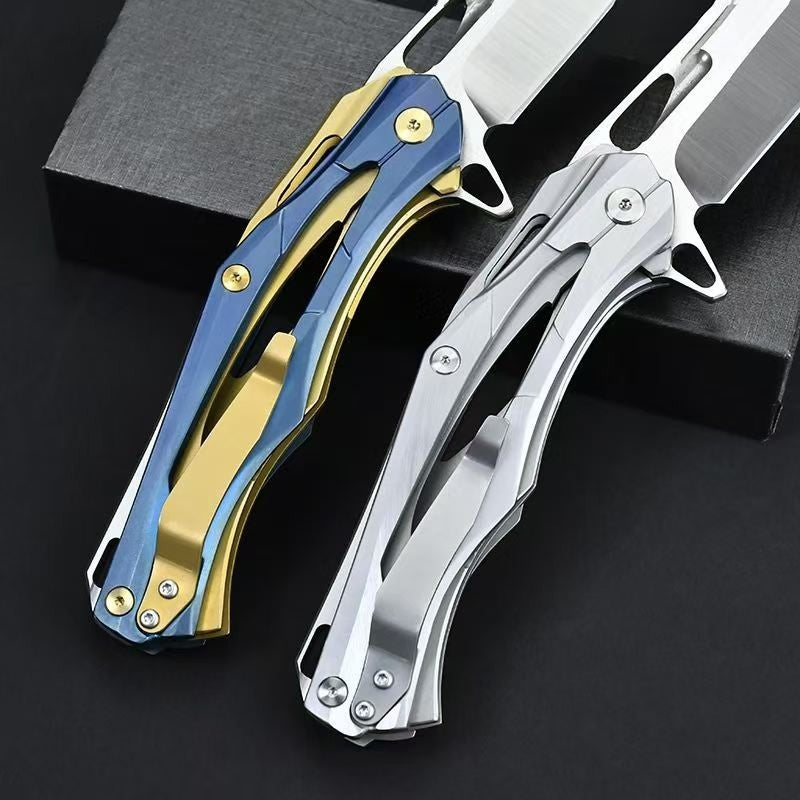 9'' New 7Cr17MoV Blade Steels Handle Outdoor Utility Pocket Folding Knife VTF06