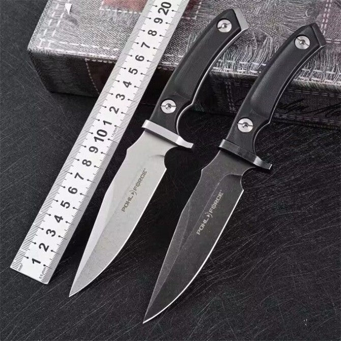 8'' New CNC D2 Blade Full Tang G10 Handle Sharp Outdoor Utility Tool Knife VTH70