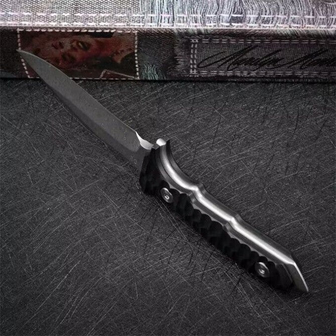 8'' New CNC D2 Blade Full Tang G10 Handle Sharp Outdoor Utility Tool Knife VTH69