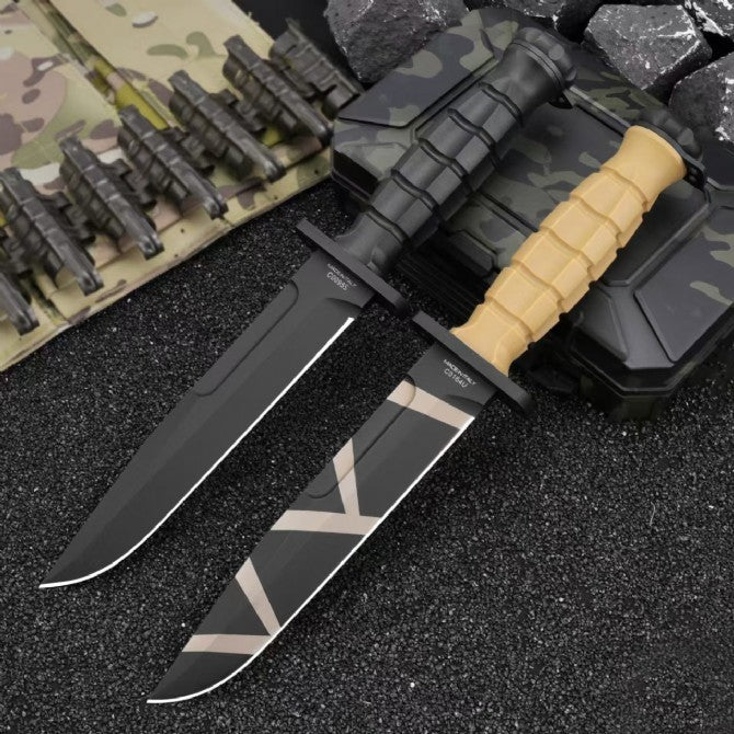 12'' New CNC N690 Steel Blade Nylon Handle Camping Outdoor Utility Knife VTH36N