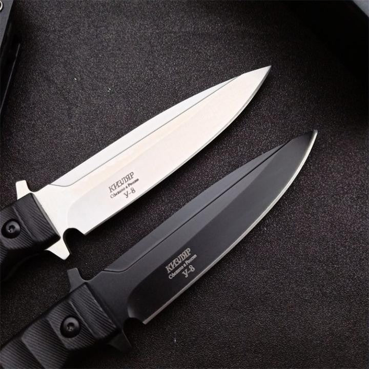 9'' New D2 Fixed Blade Nylon Glass Fiber Handle Collection Outdoor Knife VTH06