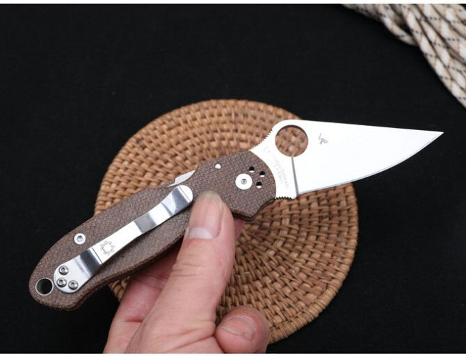 New S30V Blade Pocket Utility Lock Back Camping Folding Pocket Knife TFF11N