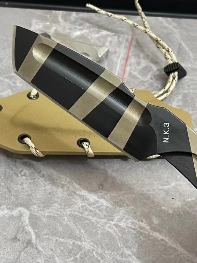 9'' New N690 Steels Blade Full Tang Camping Outdoor Utility Tool Knife VTH80