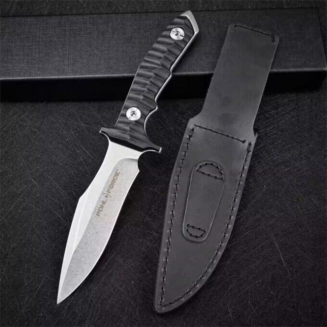 8'' New CNC D2 Blade Full Tang G10 Handle Sharp Outdoor Utility Tool Knife VTH69