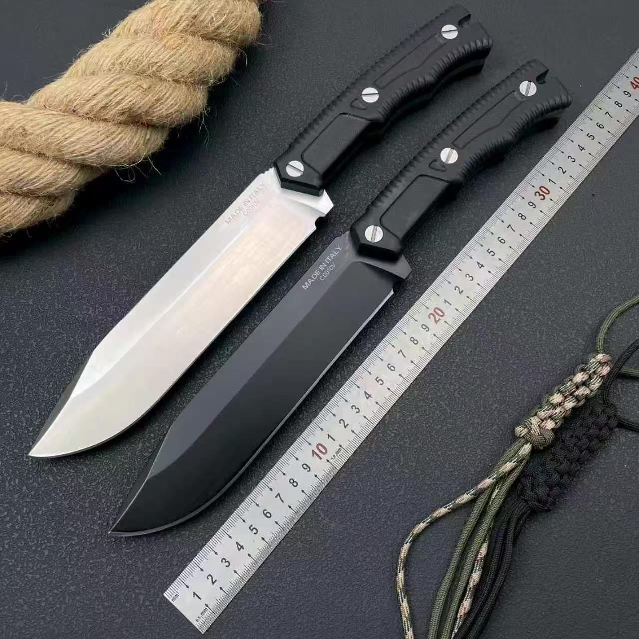 New Fixed Blade N690 Blade G10 Handle Camping Outdoor Utility Hiking Knife VTH17