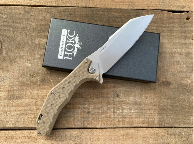 9"New Manual Folding Knife D2 Blade G10 Handle Outdoor Pocket Folding Knife DF54