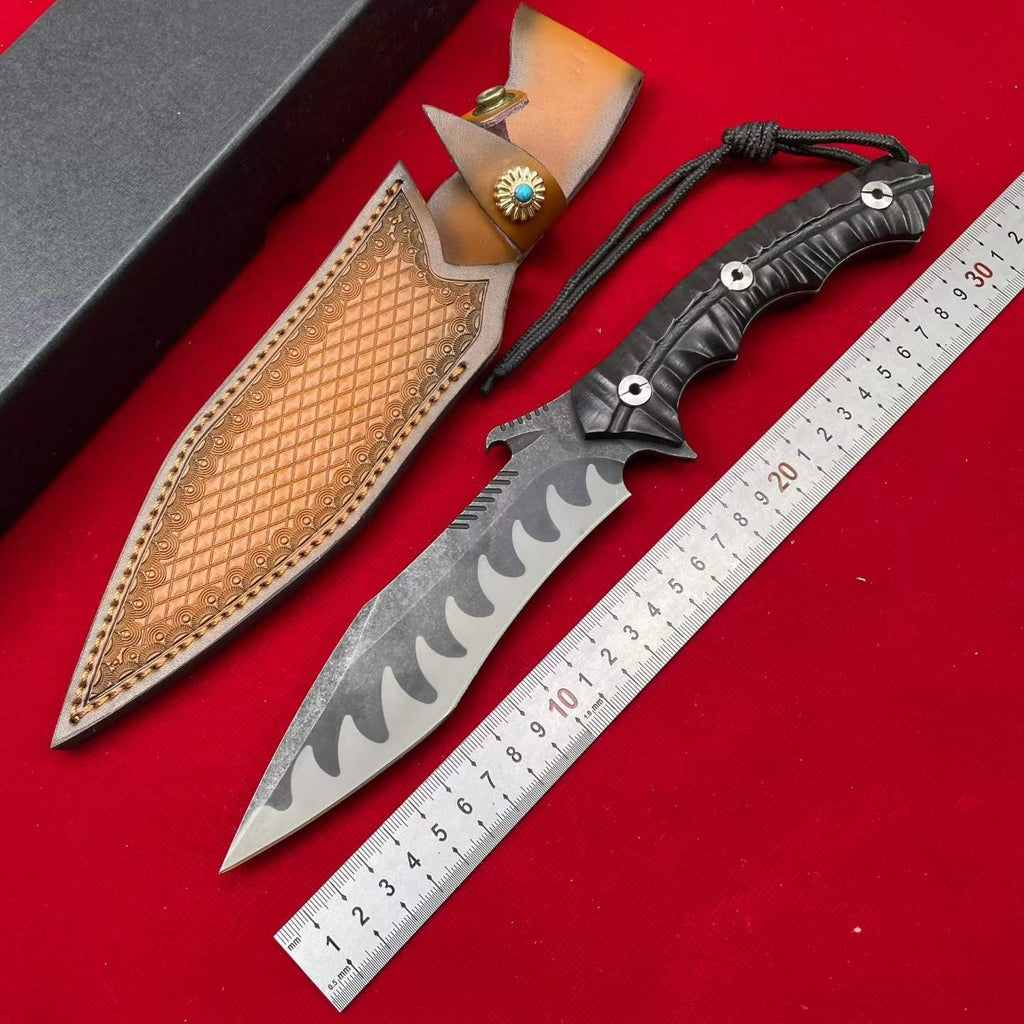 12'' New 9CR14MOV Steel Blade ABS Handle Camping Outdoor Hunting Knife VTH49S