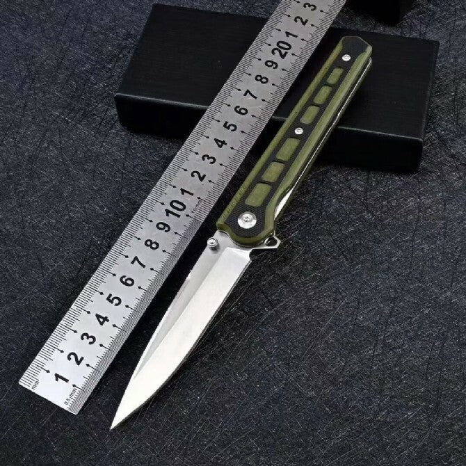 8'' New G10 Handle M390 Steel Blade Pocket Camping Tool Folding Knife VTF21