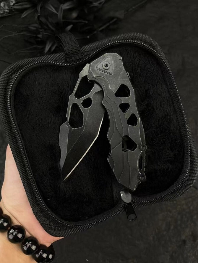 8'' New FoldingKnife D2 Blade Steels Handle Collection Outdoor Knife DF60