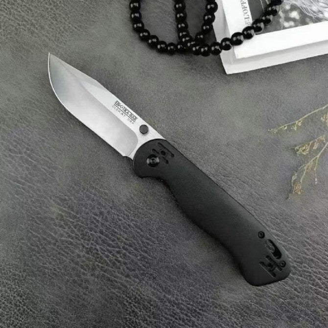 8.5''New 440C Blade Nylon Fiber Handle Camping Outdoor Folding Pocket Knife BK40