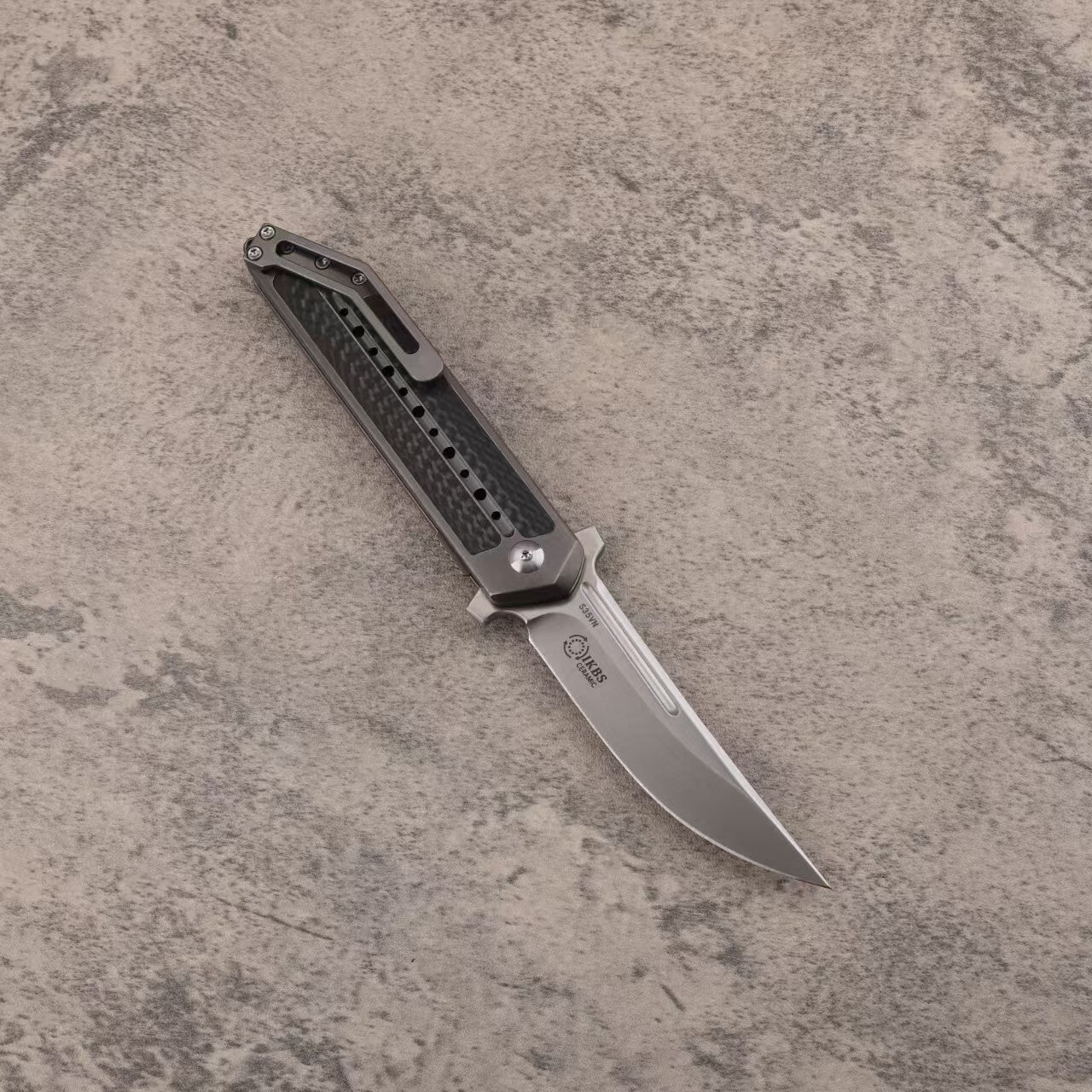 8.5''New Manual Folding Knife S35VN Blade Full T4C Titanium Handle Pocket Camping Outdoor Knife VTF70