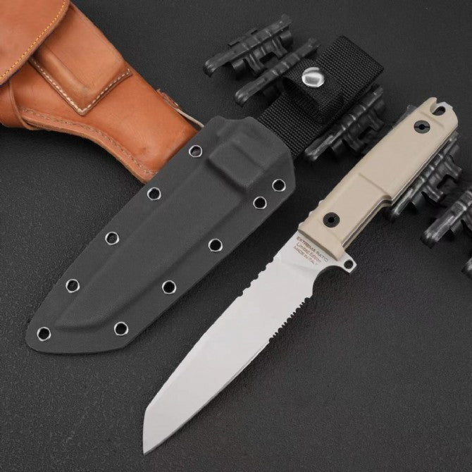 11'' New CNC N690 Steels Blade G10 Handle Camping Outdoor Tool Knife VTH33