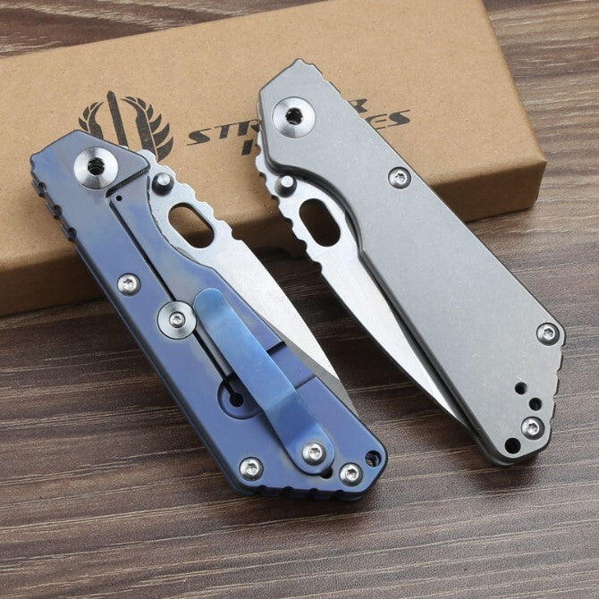 8'' New CNC CPM154 Blade Full T4C Titanium Handle Pocket Camping Utility Outdoor Folding Knife VTF54
