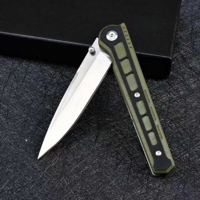 8'' New G10 Handle M390 Steel Blade Pocket Camping Tool Folding Knife VTF21
