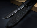 New Collection N690 Steel Fixed Blade FORPRENE Handle Camping OutdoorKnife VTH98