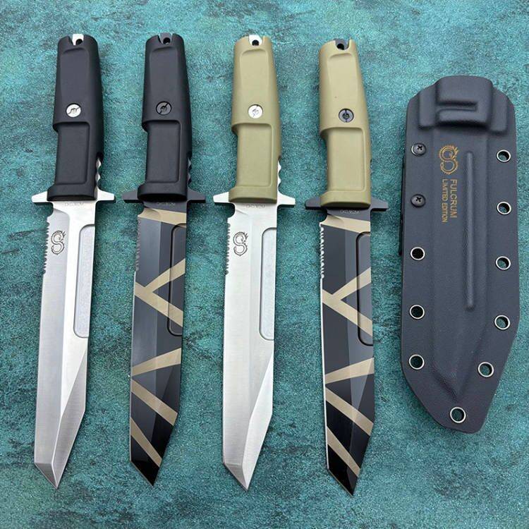New A8 Steel Fixed Blade FORPRENE Handle Collection Outdoor Utility Knife VTH41