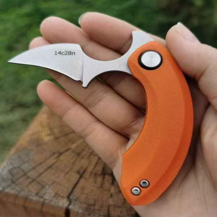 New Mini 14C28N Steels Blade G10 Handle Outdoor EDC Pocket Folding Knife VTF33