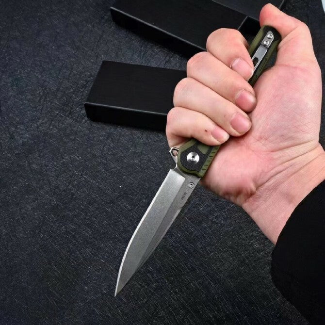8'' New G10 Handle M390 Steel Blade Pocket Camping Tool Folding Knife VTF21