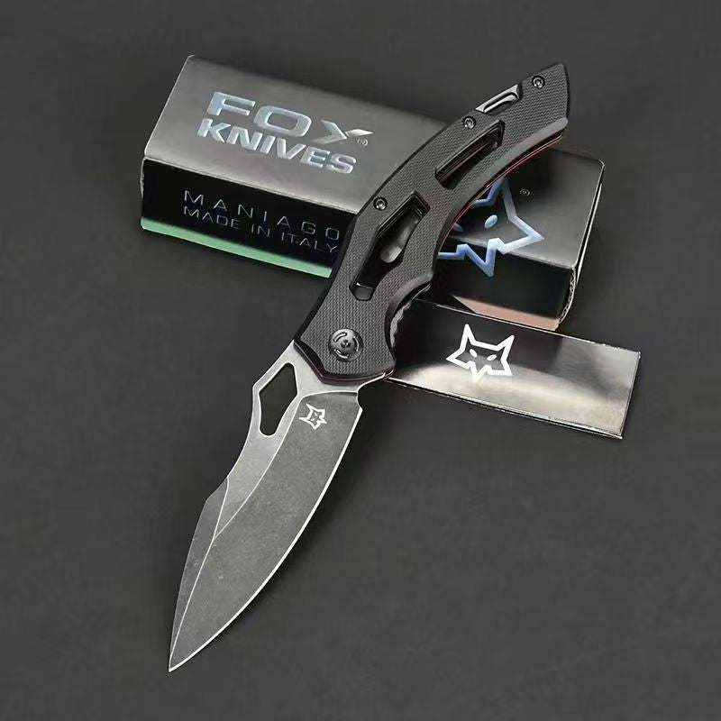 New N690 Steel Blade G10 Handle Folding Camping Outdoor Tool Knife VTF07