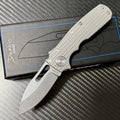7'' New S35VN Blade Full T4C Titanium Handle Folding Camping Utility Pocket Knife VTF83T
