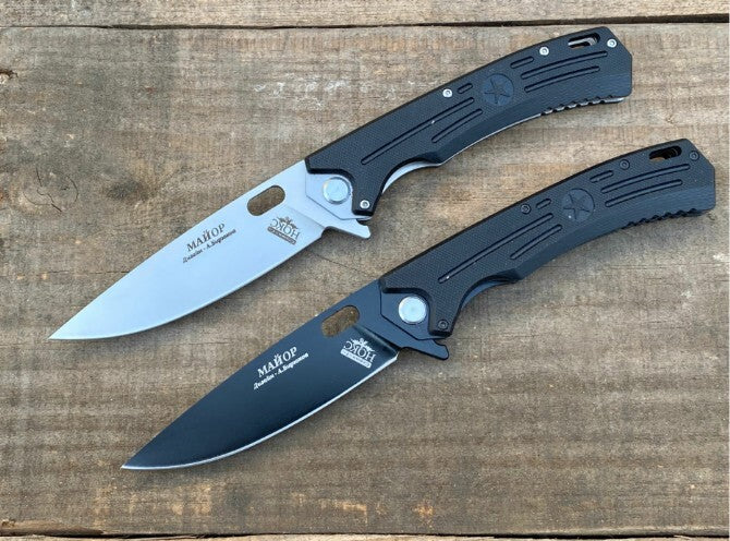 9" New Manual Folding Knife D2 Blade G10 Handle Liner Lock Pocket Knife DF52