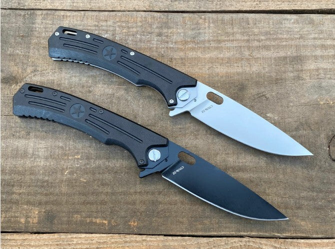 9" New Manual Folding Knife D2 Blade G10 Handle Liner Lock Pocket Knife DF52