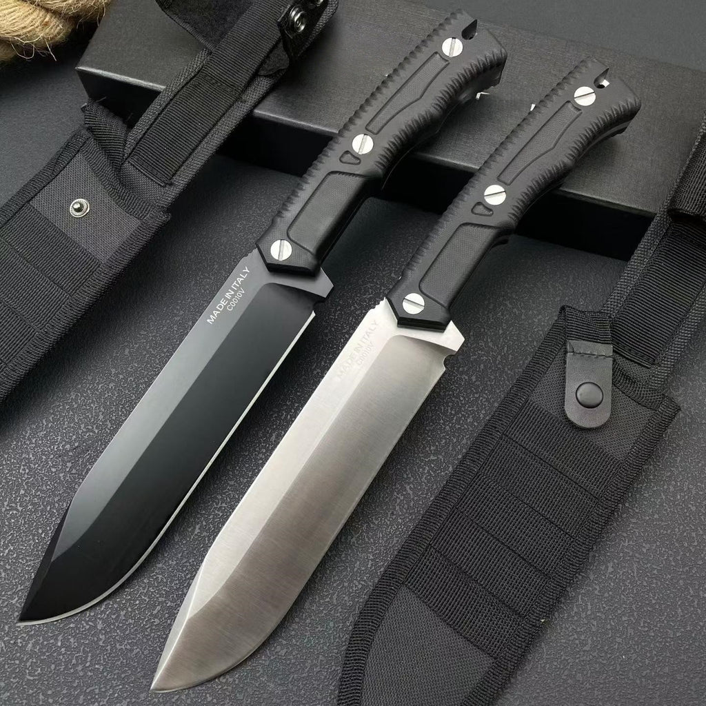 New Fixed Blade N690 Blade G10 Handle Camping Outdoor Utility Hiking Knife VTH17