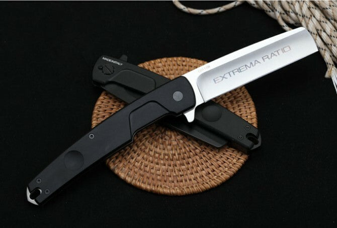 9'' New CNC Fast Opening 3MM Blade Aluminum Handle Pocket Folding Knife VTF02