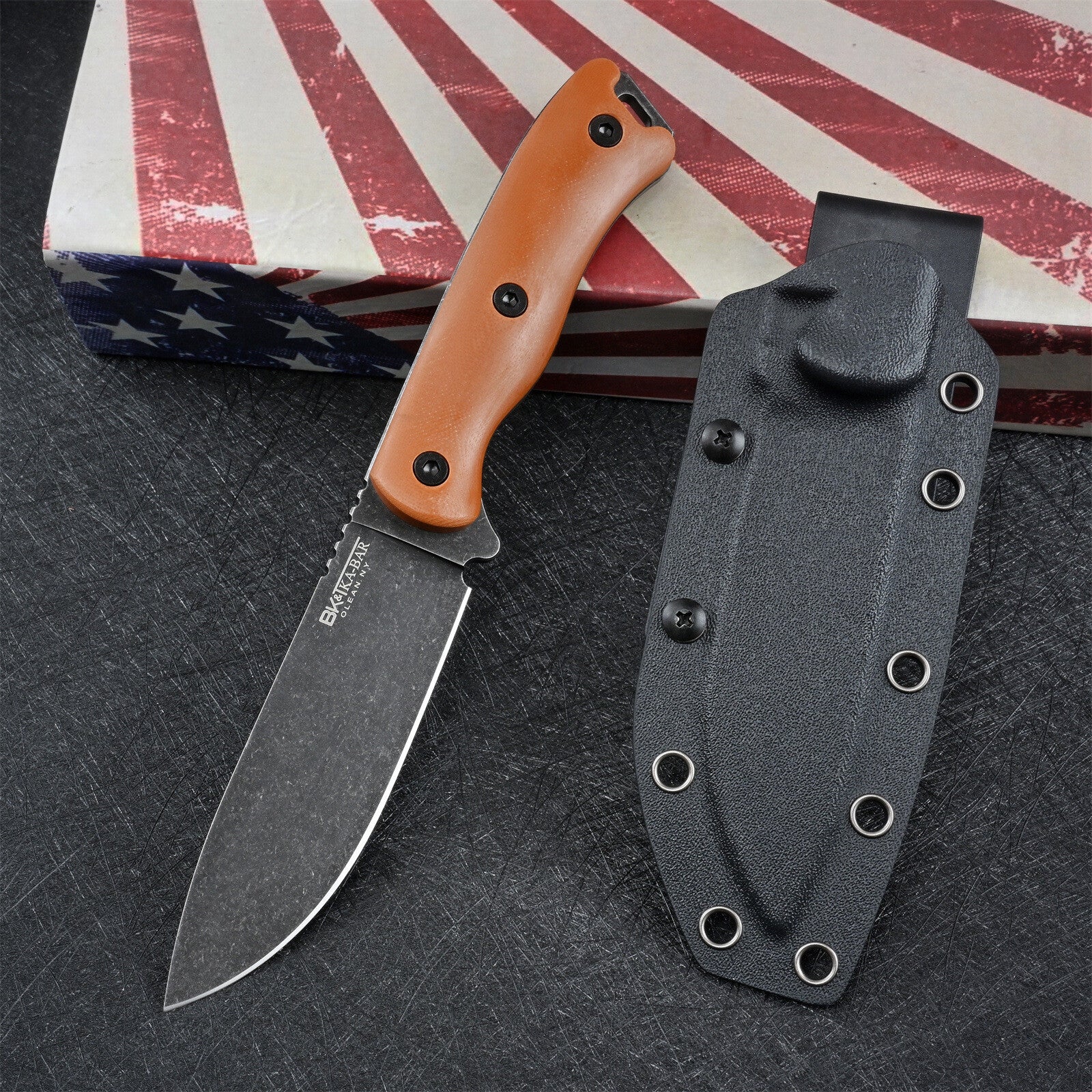 9'' New CNC DC53 Blade Full Tang G10 Handle Camping Outdoor Tool Knife VTH13