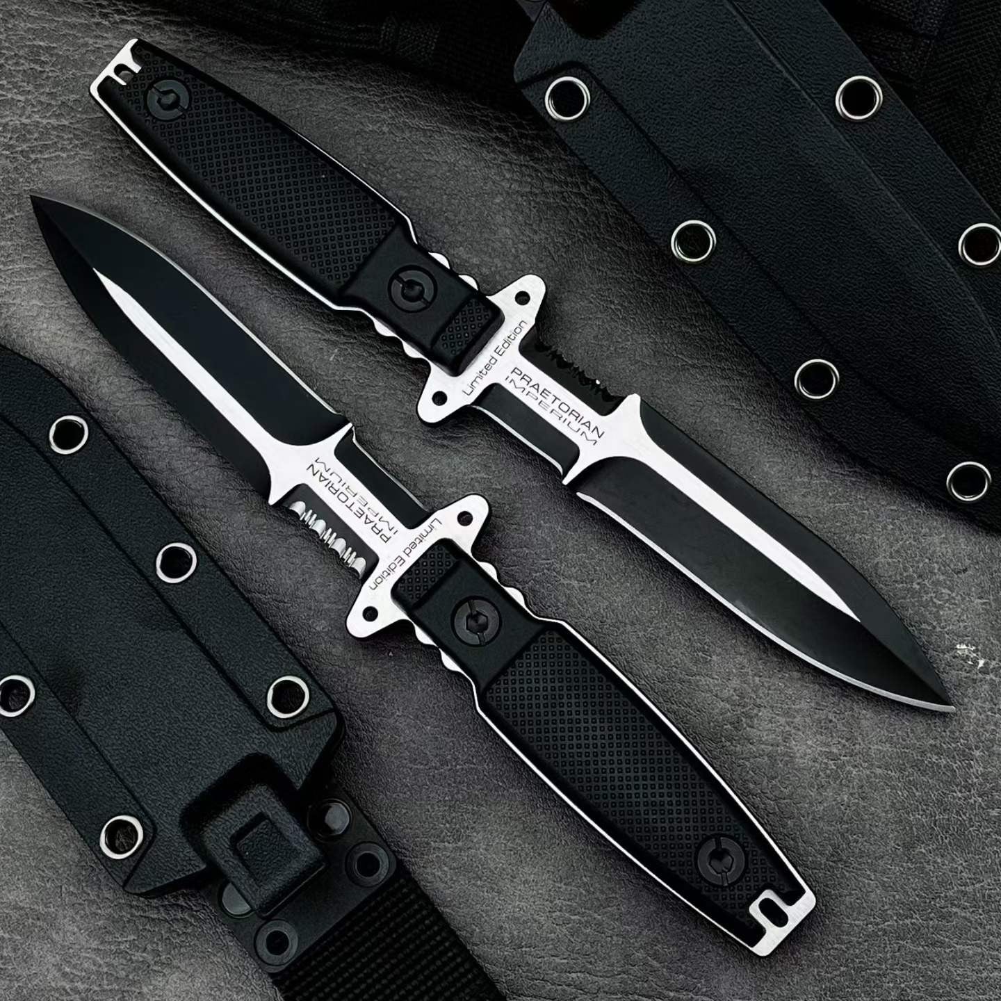 New Multifunctional Tools N690 Fixed Blade Nylon Fiber Handle Camping Knife VTH79