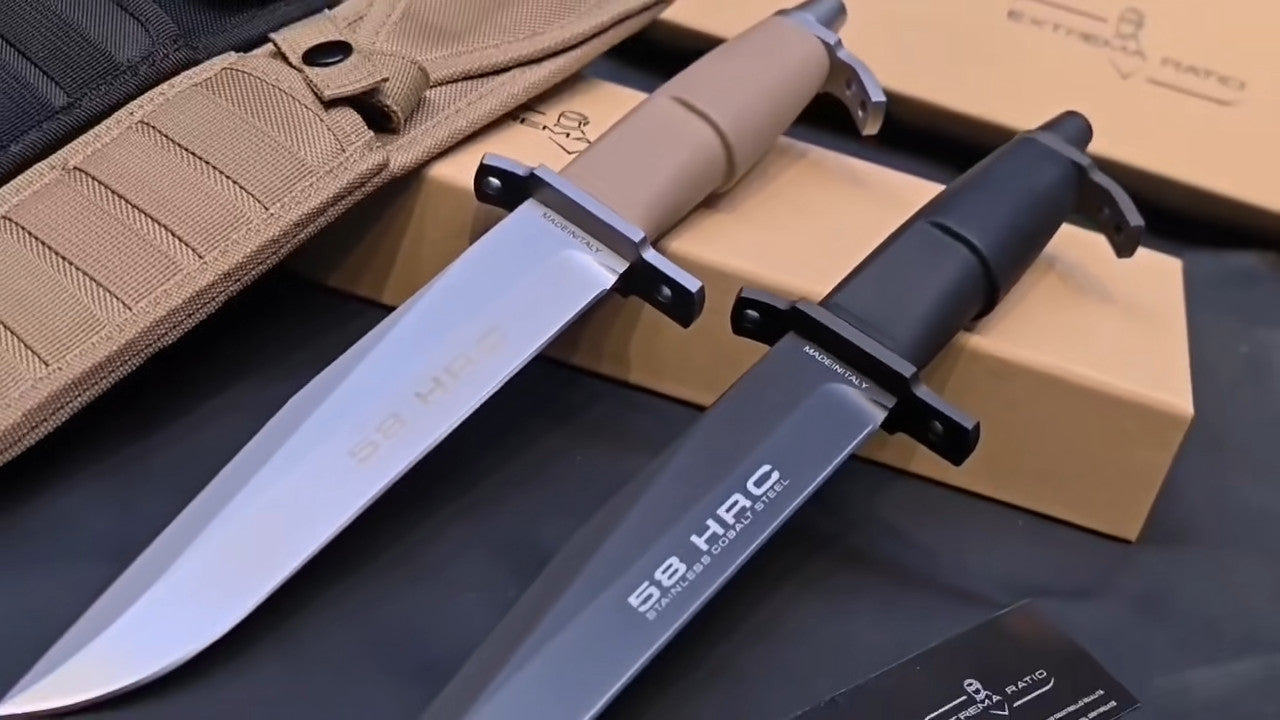 New Collection N690 Steel Fixed Blade FORPRENE Handle Camping OutdoorKnife VTH98